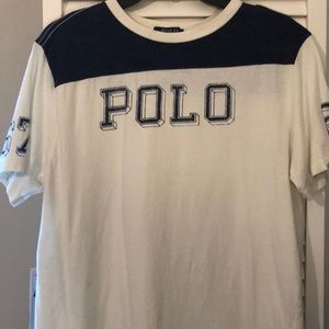 Polo by Ralph Lauren Boys Tee Denim/Cream